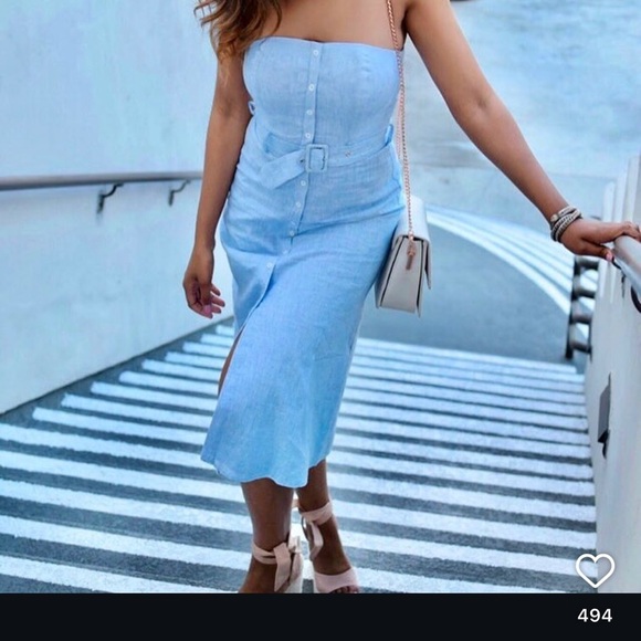 BB Dakota • Never Belt Better Midi Dress - Picture 2 of 9